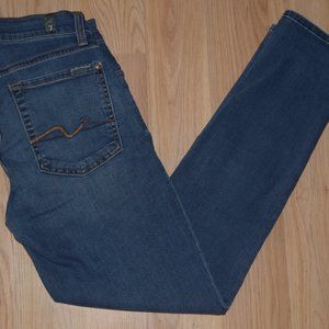 7 For All Mankind roxanne ankle skinny Sz. 26 EUC